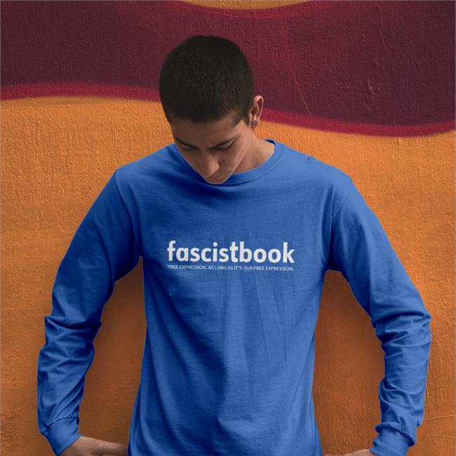 Fascistbook Tee Free Expression As Long As It's Our Free Expression Five Times August Merch