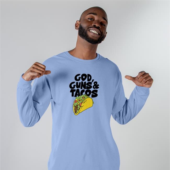 Bunker Branding Merch Guns And Tacos Shirt