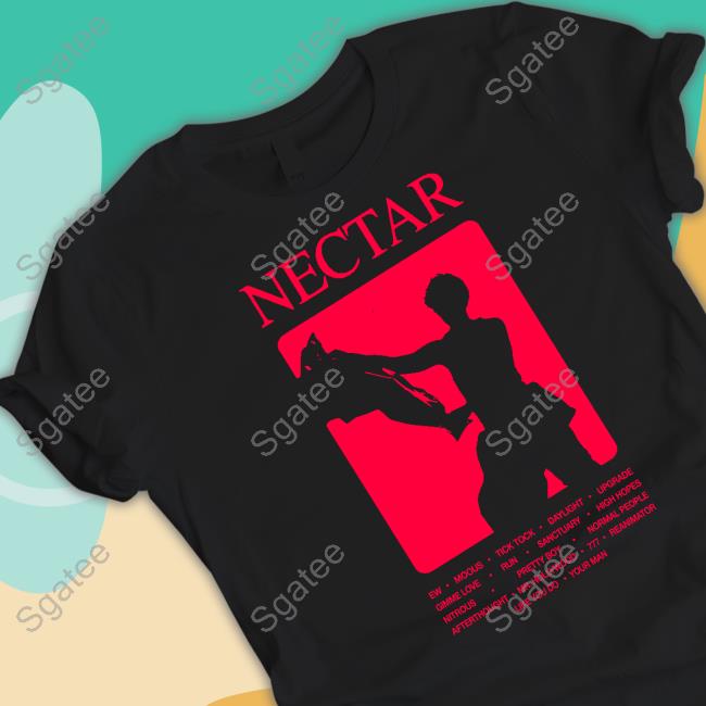 Official Joji Store Nectar Red Tracklist Shirt