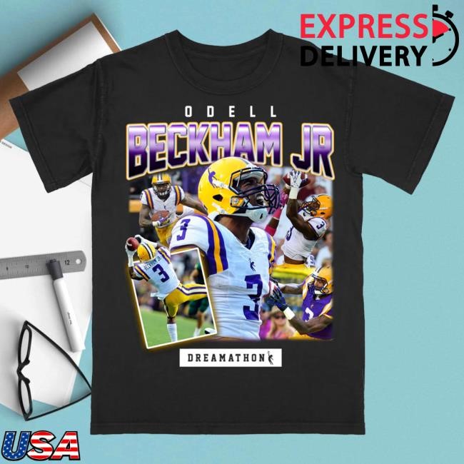 Official Dreamathon Merch Odell Beckman Jr. College X Dreamathon Retro New Shirt