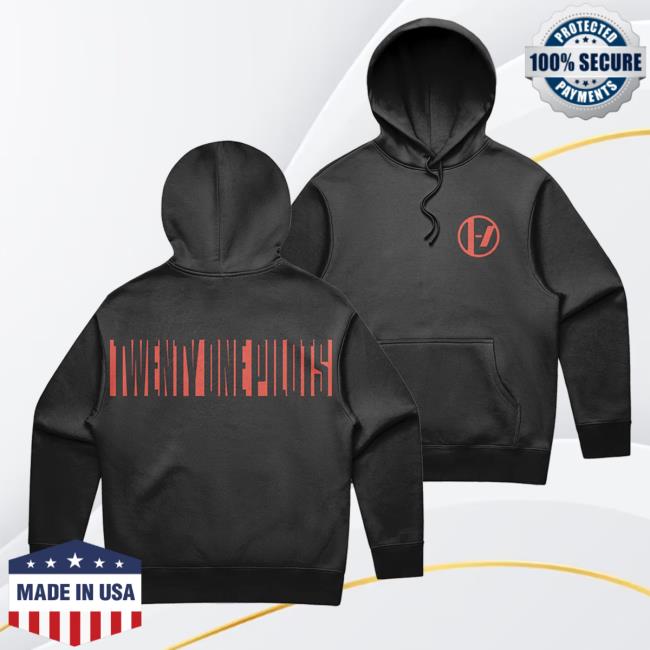 Twenty One Pilots Official Store Merch Logo Backblock Hot Hoodie