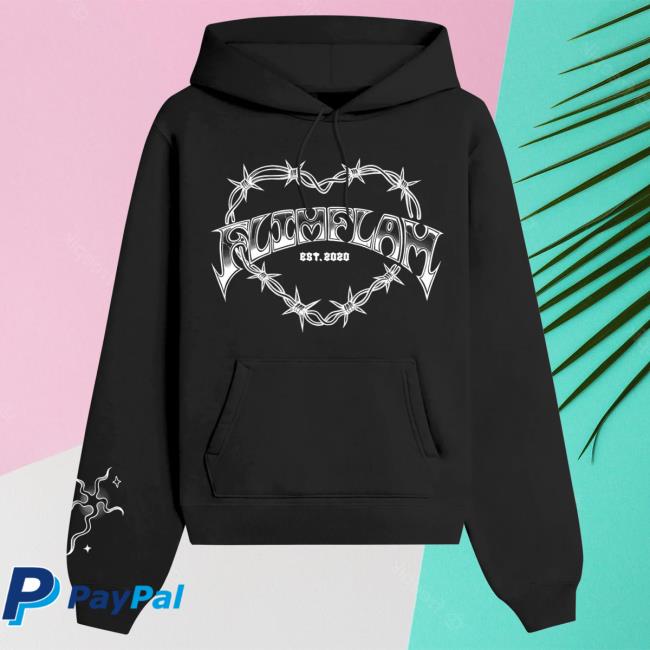 Official Flim Flam Merch Store FF Barbed Wire Sweatshirt Black FlimFlam Apparel Clothing Shop