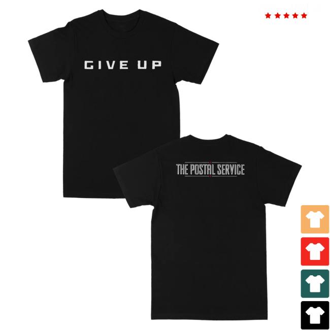 Official The Postal Service Store Shop The Postal Service Give Up Top Shirt Thepostalservice Merch