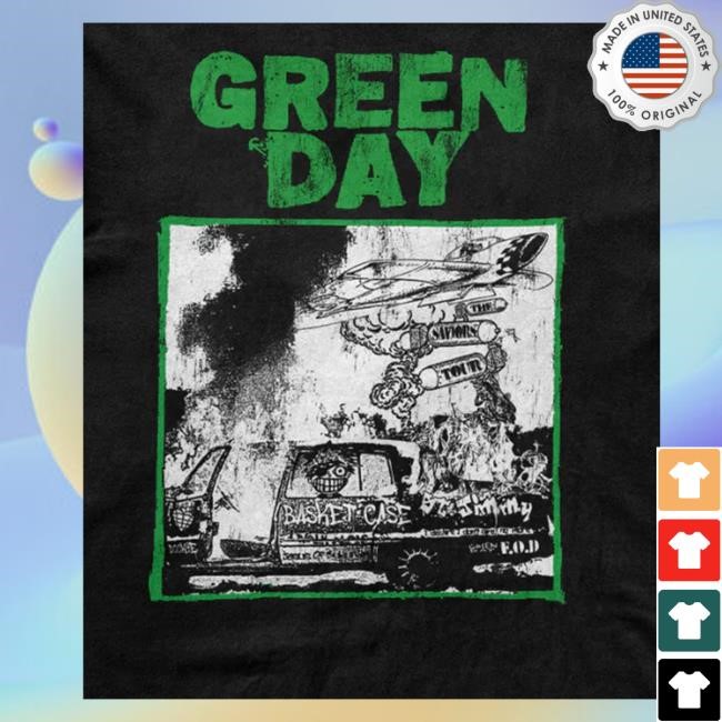 Greenday Riot Trio Tour New Shirt