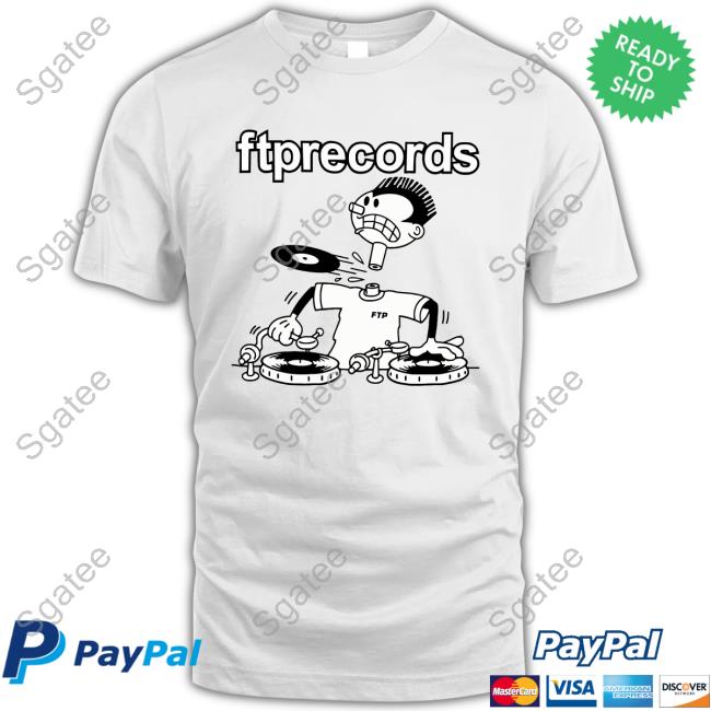 Official Fuck The Population Merch Disc Jockey Tee