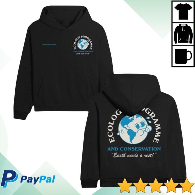 Ellie Goulding Ecology Print Swearter Hoody - Official Ellie Goulding Merch Store Elliegoulding Shop