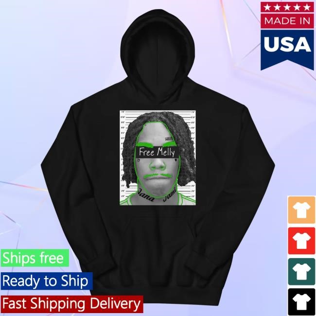 Official Ynw Melly Clothing Merch Ynw Melly Free Melly Hooded Sweatshirt YnwMelly