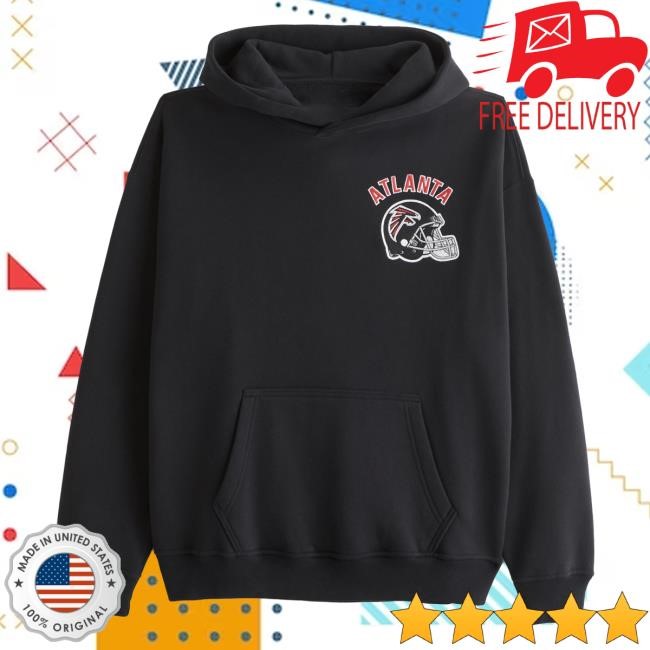 Official Abercrombie And Fitch Apparel Atlanta Falcons Graphic Hoodie