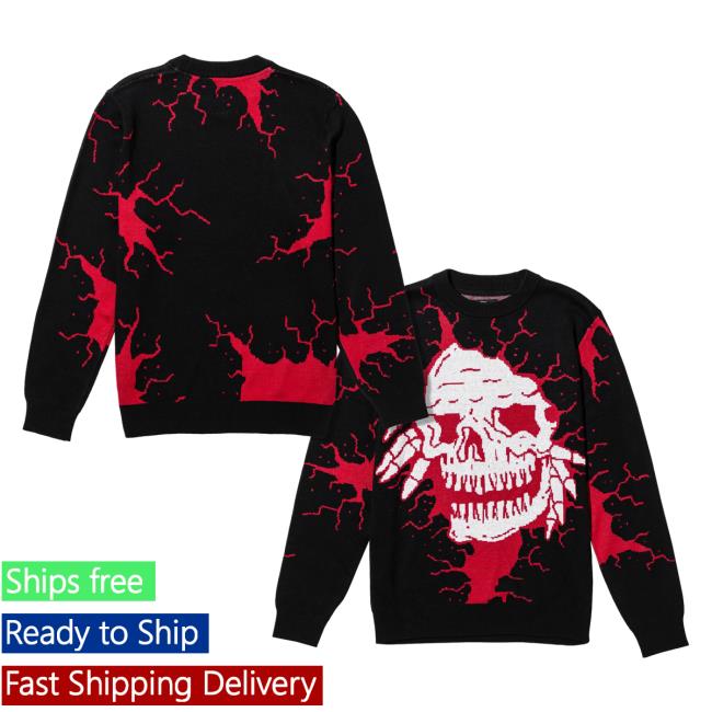 Official Lurking Class Clothing Crack Head Pullover Sweatshirt Black LurkingClass