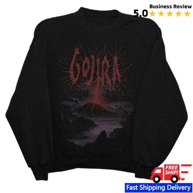 Gojira Merch Lightning Strike Crewneck Sweatshirt