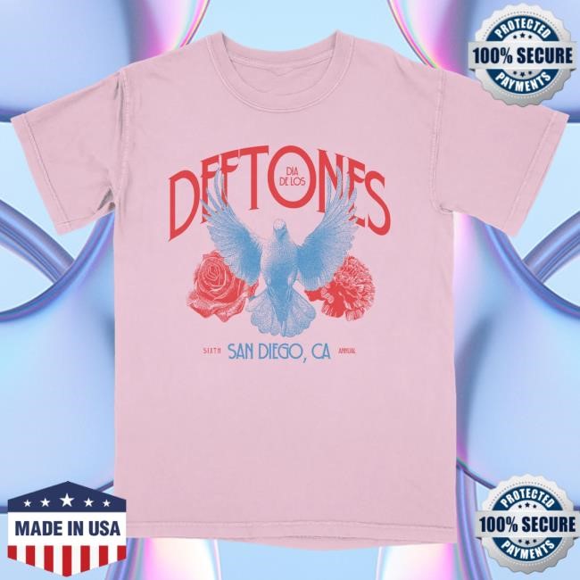 Official Deftones Merch Store Deftones Dove Blossom Tee Deftones Shop