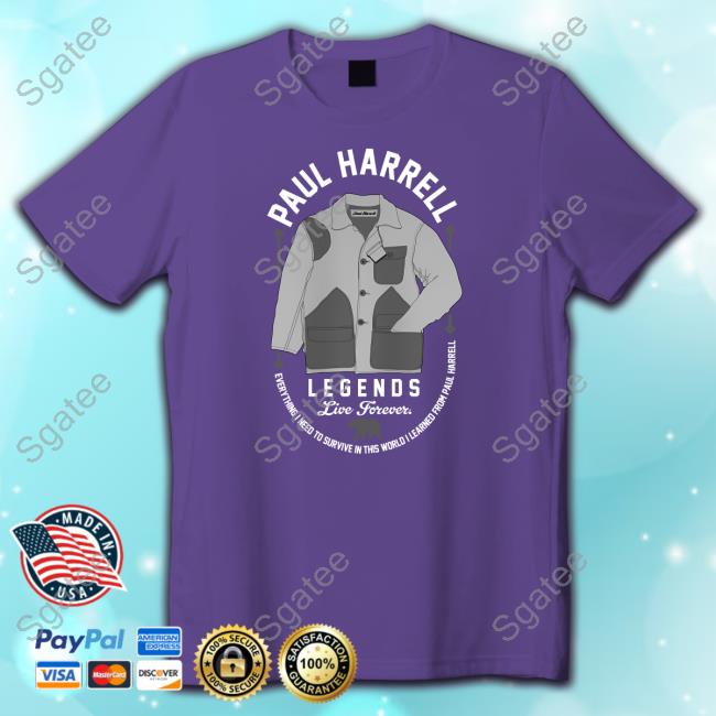 Official Tristar Trading Merch Paul Harrell Legends Live Forever Fundraiser Hoodies
