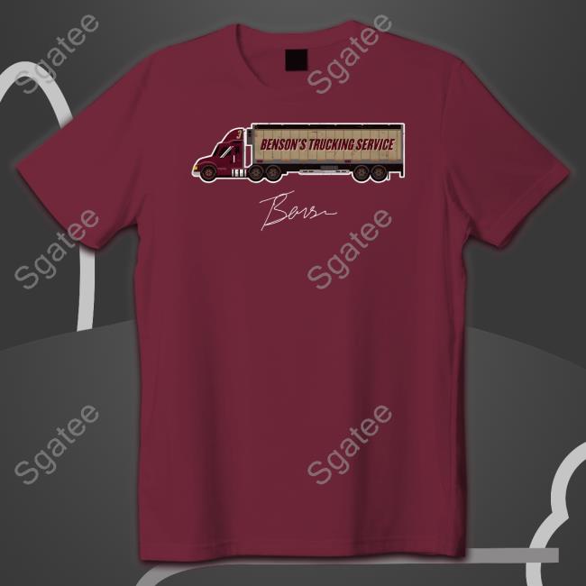 Trey Benson Benson's Trucking Service Tank Top