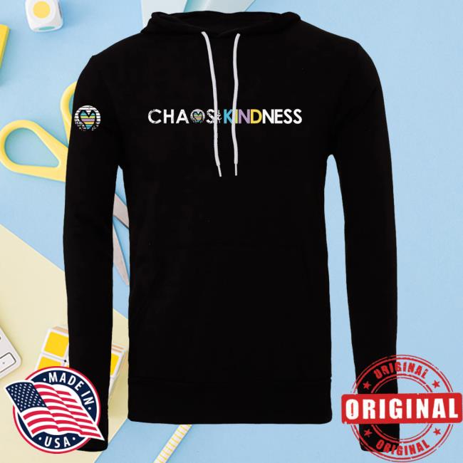 Official Chaos And Kindness Store Chaos & Kindness Logo Crew neck Black