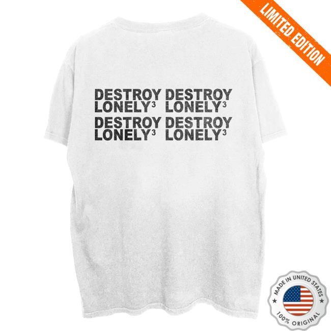 Official Destroy Lonely Pain Passion Audio Cyber Tee