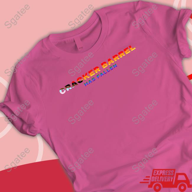 Official Cracker Barrel Has Fallen Pride Flag Tee