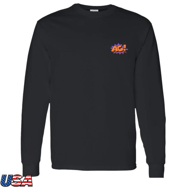 Atarashii Gakko Merch AG! Calling Black LS Shirt Atarashii Gakko Official Shop