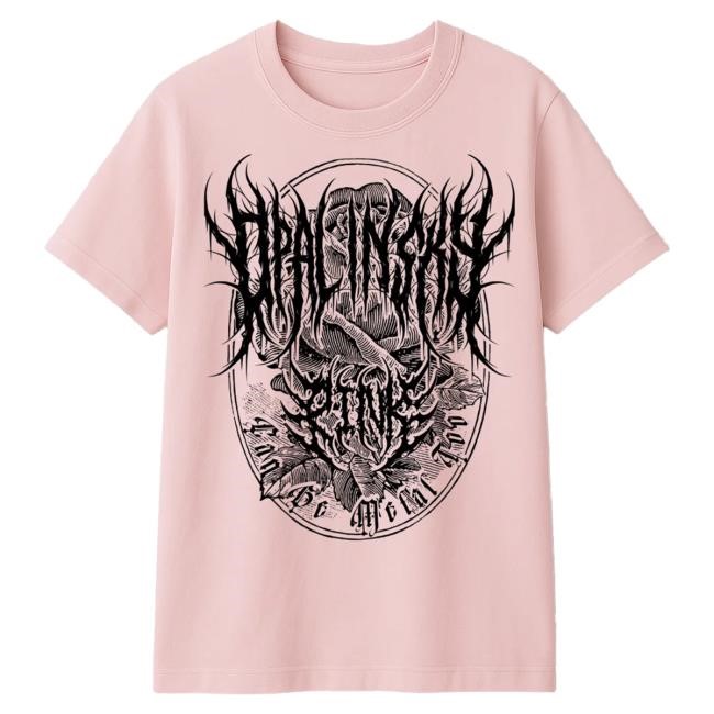 Opal In Sky "Pink Can Be Metal Too" Pink Unisex Top Shirt