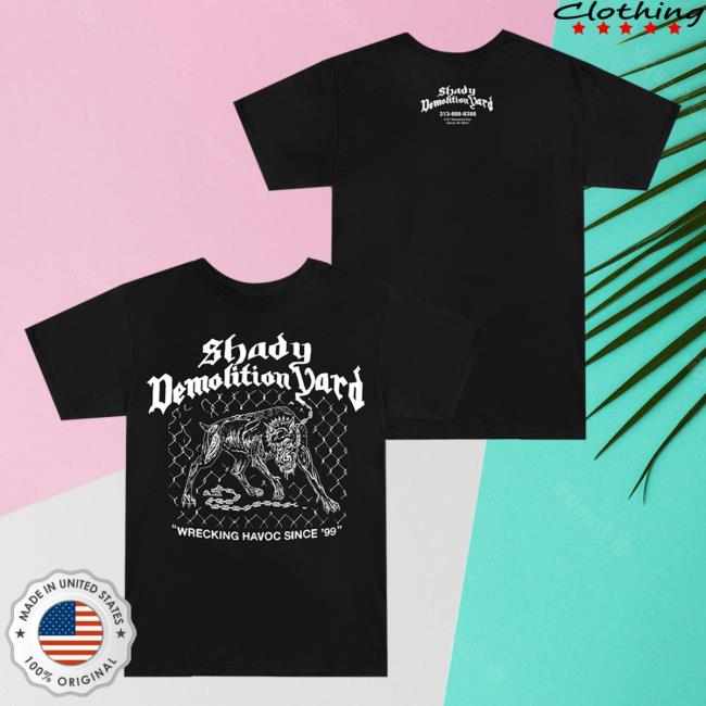Eminem Merch Shady Demolition Junkyard Dog Shirt