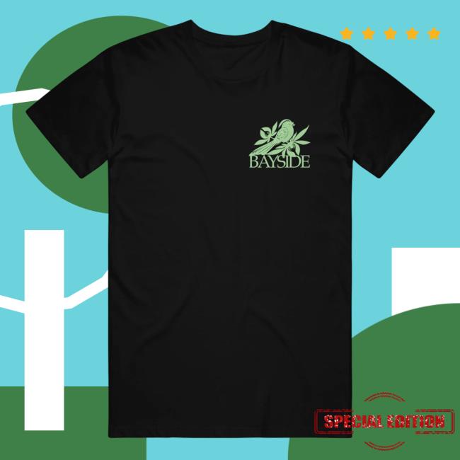 Official Bayside Merch Strangest Faces Black Top Shirt