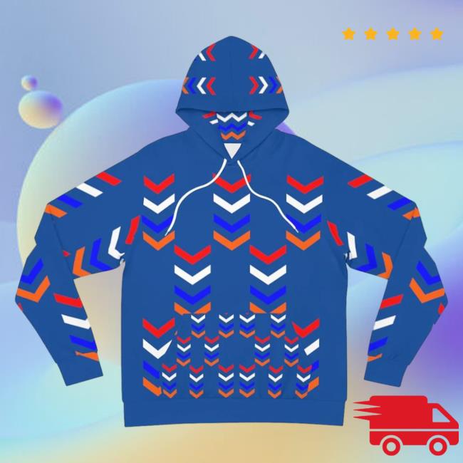 Official Signshirtz Clothing Merch Chevon Design - Blue Large Aop Tees 3D All Over Print