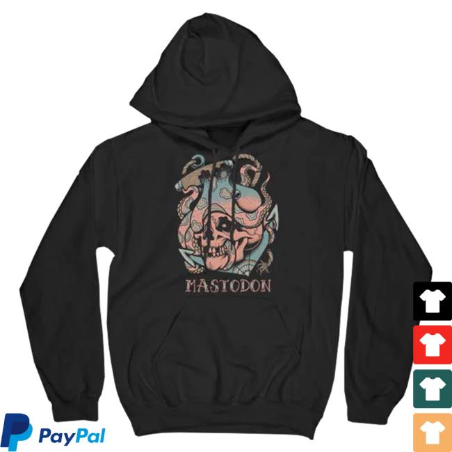 Official Mastodon Rocks Merch Store Mastodon Octotatoo Hooded Sweatshirt Mastodonrocks