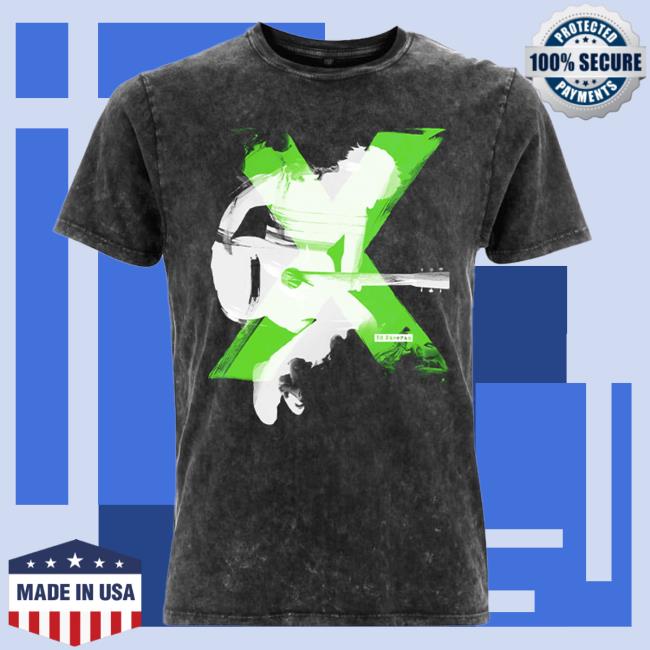 Official Ed Sheeran Merch Store Shop X (10Th Anniversary Edition) Silhouette T Shirt