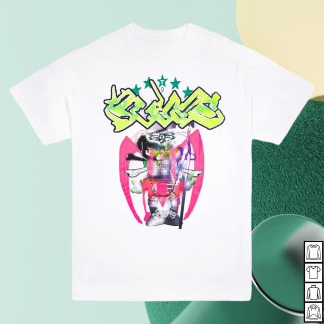 Official Year0001 Shop Year0001 Bladee / Virus Hot Shirt / White