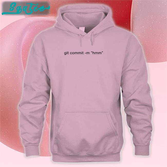 Git Commit -M Hmm Tee Shirt White