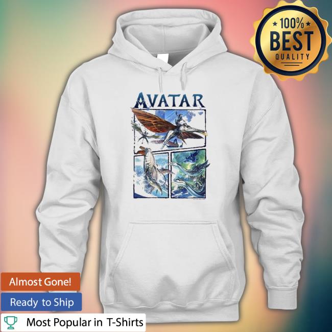 Official Pandora Avatar The Way of Water Air And Sea Flight Jake Sully Neytiri Hooded Sweatshirt
