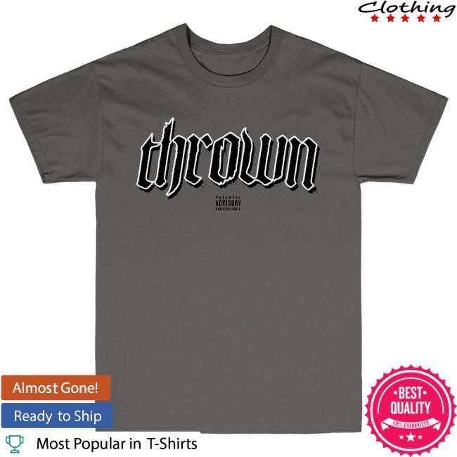 Thrown Big Logo Shirt (Charcoal) Extended Pain Merch Official