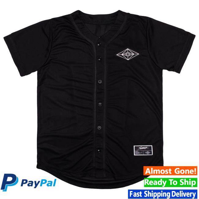 Official Slander Merch Shop Spaceman Jersey - Black/White