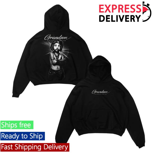 Official Merch Bar Store King Von Grandson Album Tee Black MerchBar KingVon Apparel Clothing Shop