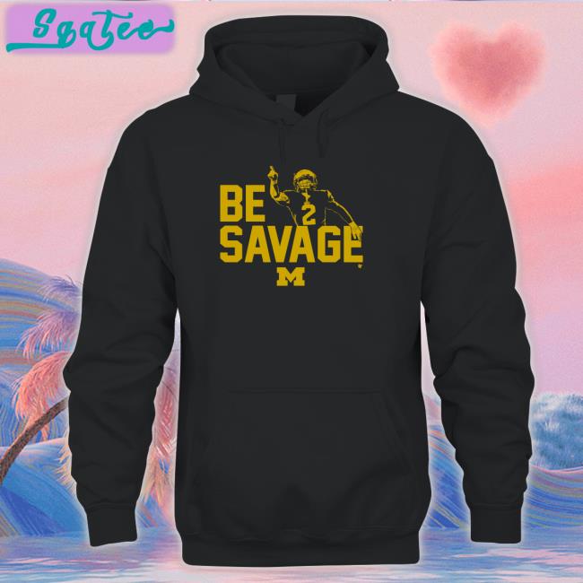 Michigan Football Blake Corum Be Savage Hoodie