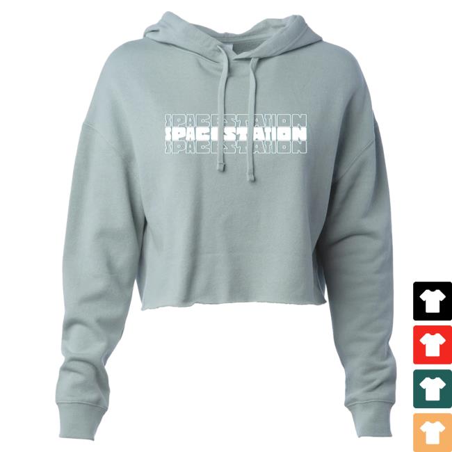 Official Ssg Merch Store Spacestation Gaming Spring '23 Crop Sweatshirt