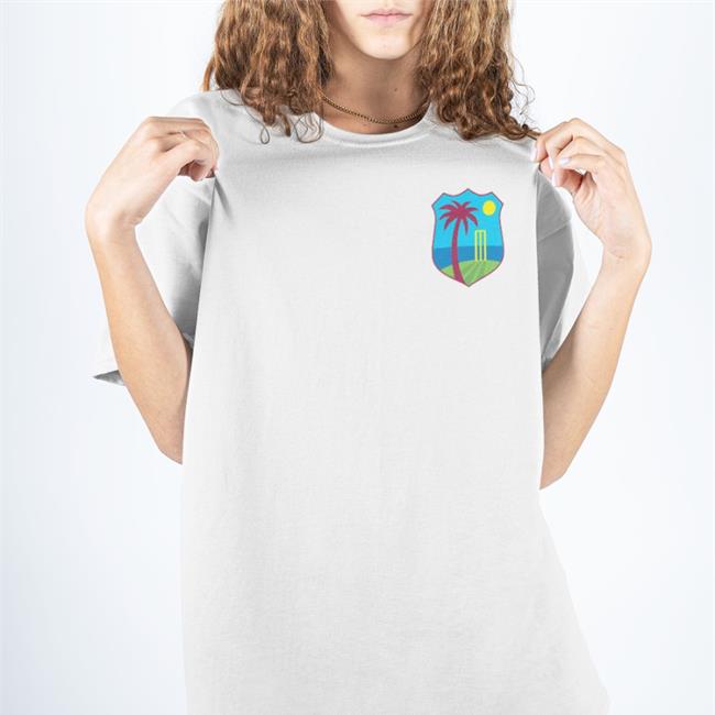 The West Indies Cricket Board Logo T Shirt Will Macpherson The West Indies Cricket Board Logo T Shirts