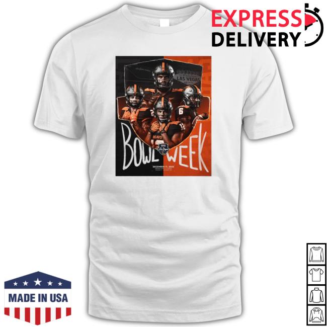 Official Oregon State Football Bowl week Las Vegas December 17 2022 Tee Shirt