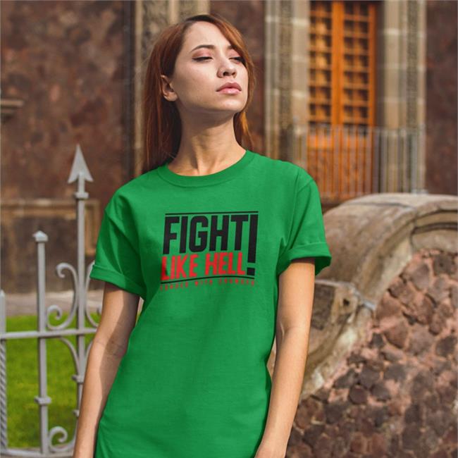 Fight Like Hell Louder With Crowder Baseball Tee