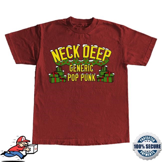 Official Neck Deep Merch Store NeckDeep Generic Pop Punk: Christmas Edition Popover Shirt