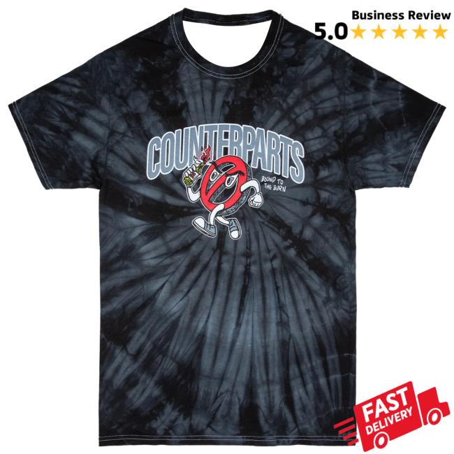 Counterparts Official Merchandise Logo Dye Crewneck Sweatshirt