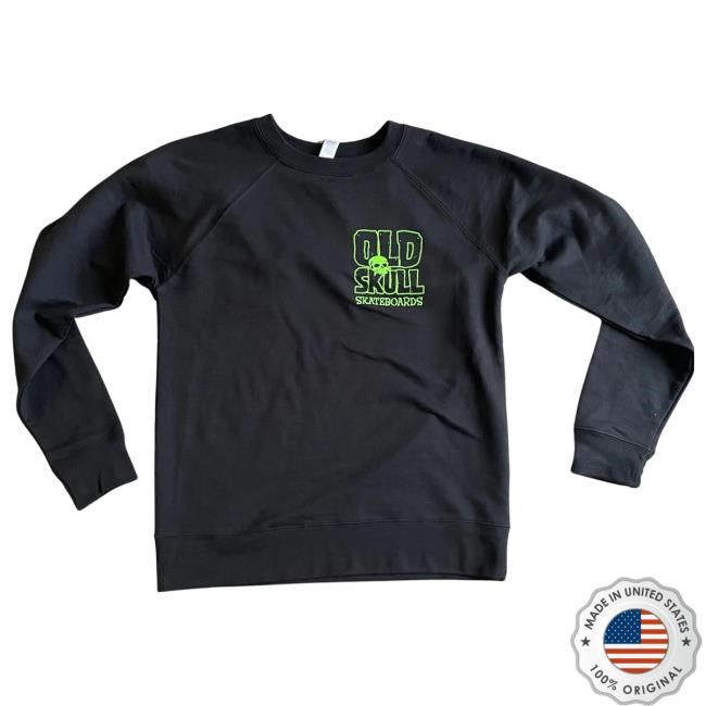 Logo Crew Sweatshirt Old Skull Skateboards Street Release