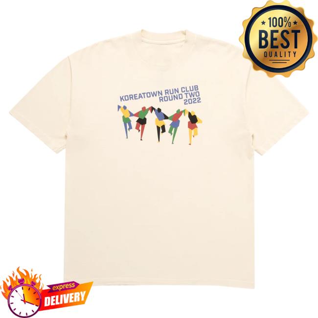 Official Round Two Clothing Store Shop Koreatown Run Club Marathon T-Shirt Roundtwostore