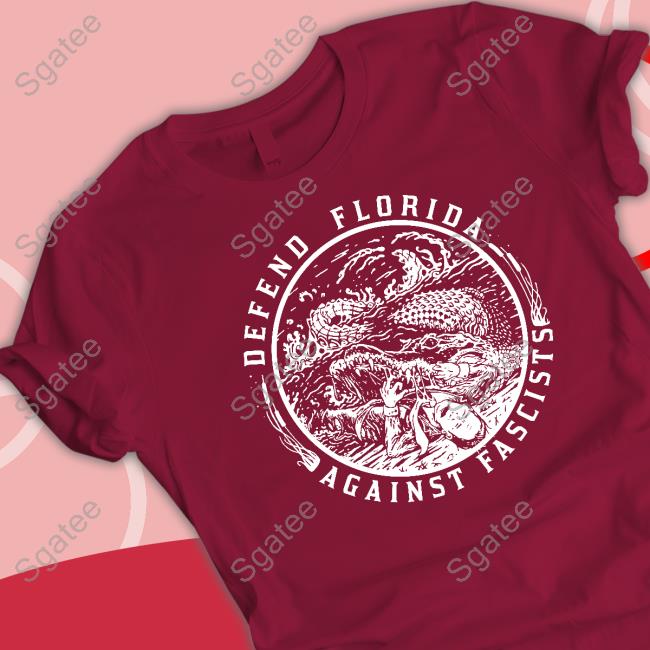 Official Gators Daily Merch Defend Florida Against Fascists Tee