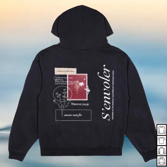 Official Senvoler Store Shop Senvoler Studio At Least We Fell In Love Hooded Sweatshirt