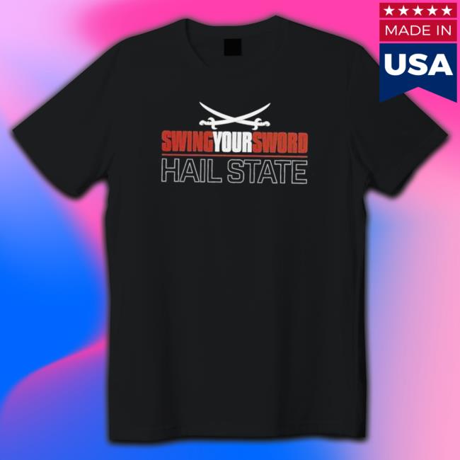 Swing Your Sword Mike Leach College Football Coach Rip Tee
