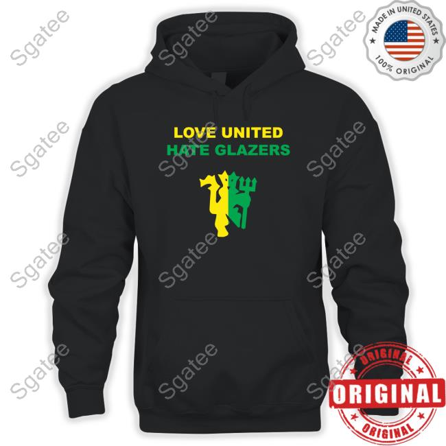 Official Love United Hate Glazers T-Shirt Gaynor Hammond