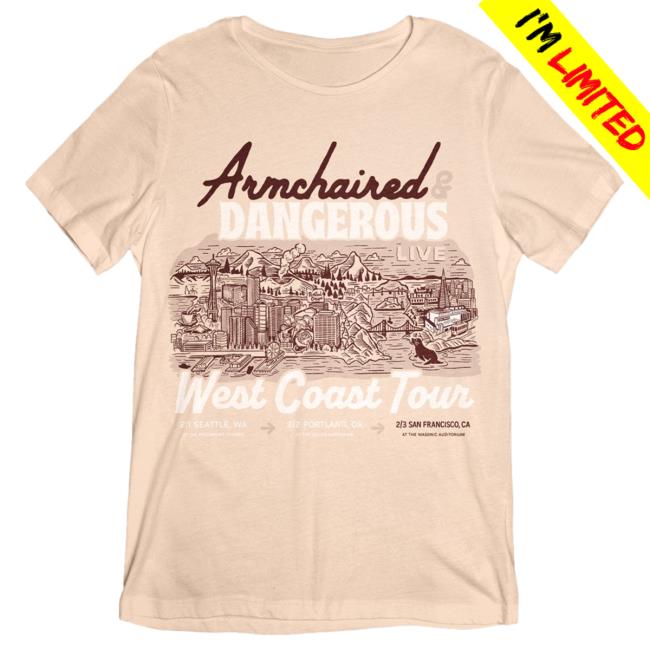Official Armchair Expert Merch Store Armchaired & Dangerous Live From San Francisco (Limited Edition) Popover Shirt Armchairexpert Philipdefranco Shop