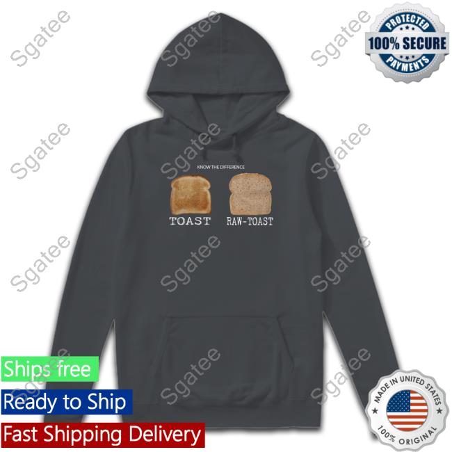Tylertube Know The Difference Toast Raw-Toast Sweatshirt Bunkerbranding