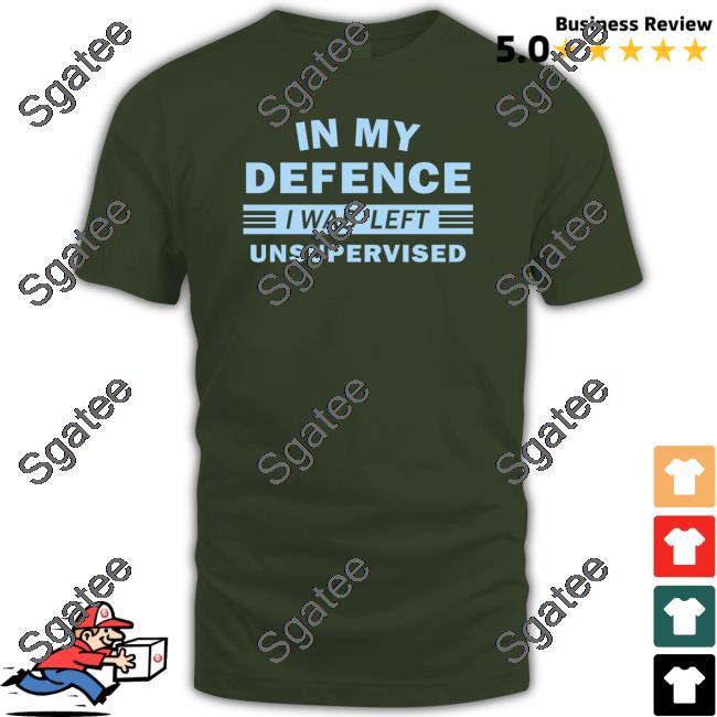 Strange Parts Fake Checkmark Supercon In My Defence I Was Left Unsupervised Shirts