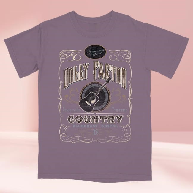 Official Dolly Parton Merch Store Shop Dolly Parton Tennessee's Finest Label Tshirt DollyParton